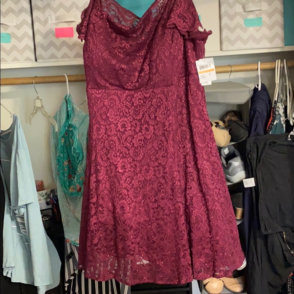 Merlot fancy sparkly dress